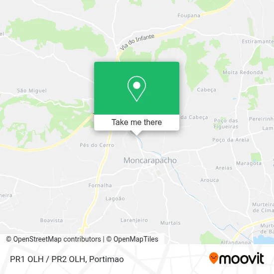 PR1 OLH / PR2 OLH map