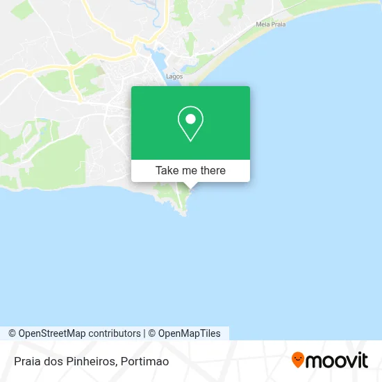Praia dos Pinheiros map