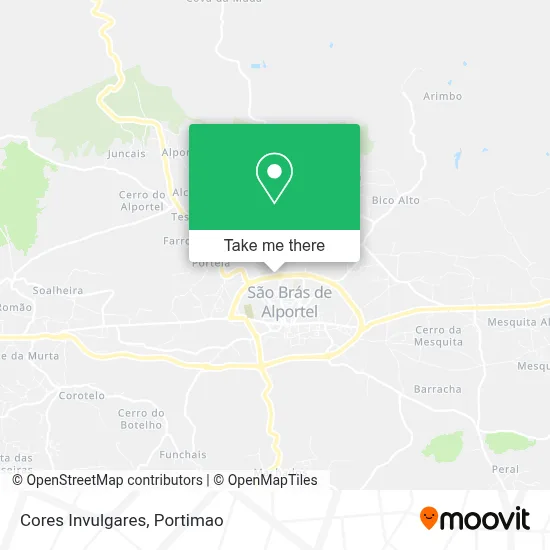 Cores Invulgares map