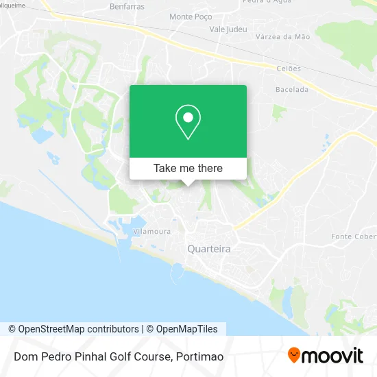 Dom Pedro Pinhal Golf Course map