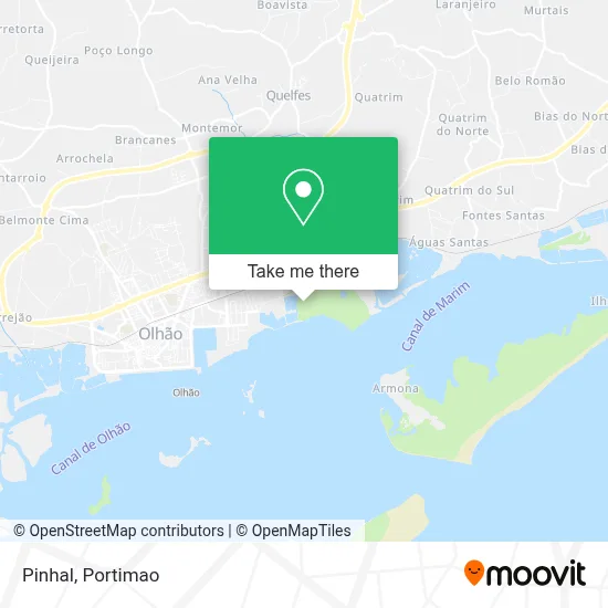 Pinhal map