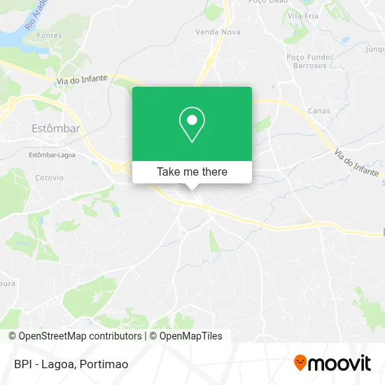 BPI - Lagoa map