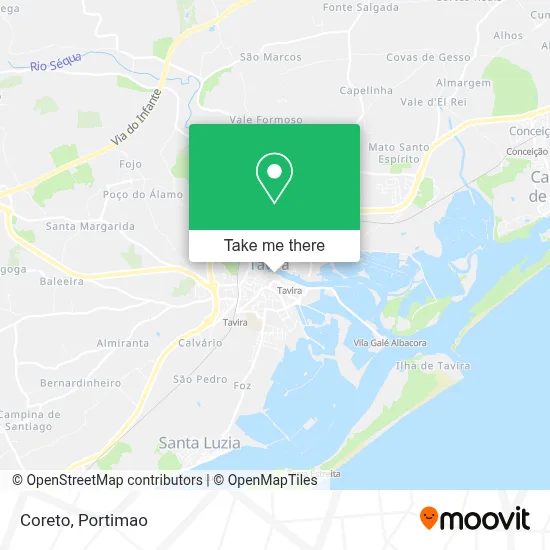 Coreto map