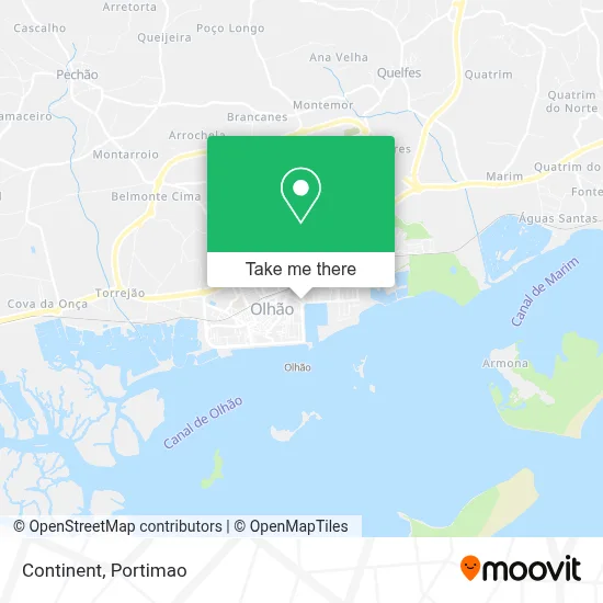 Continente map