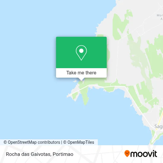 Rocha das Gaivotas map
