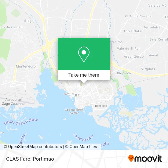 CLAS Faro map