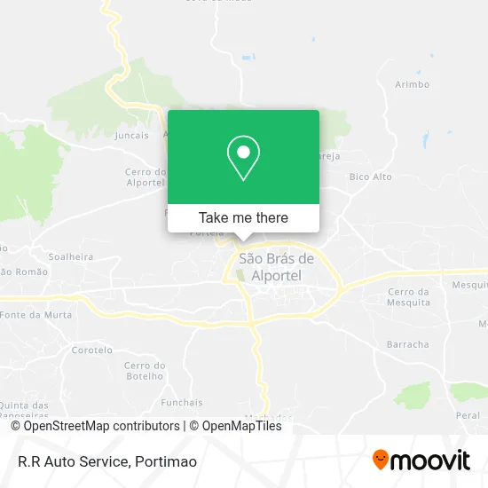 R.R Auto Service map