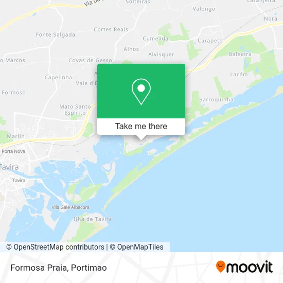 Formosa Praia map