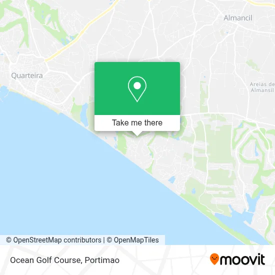 Ocean Golf Course map