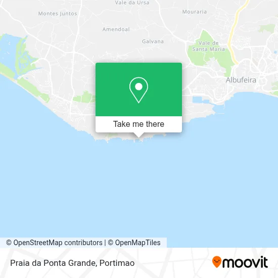 Praia da Ponta Grande map