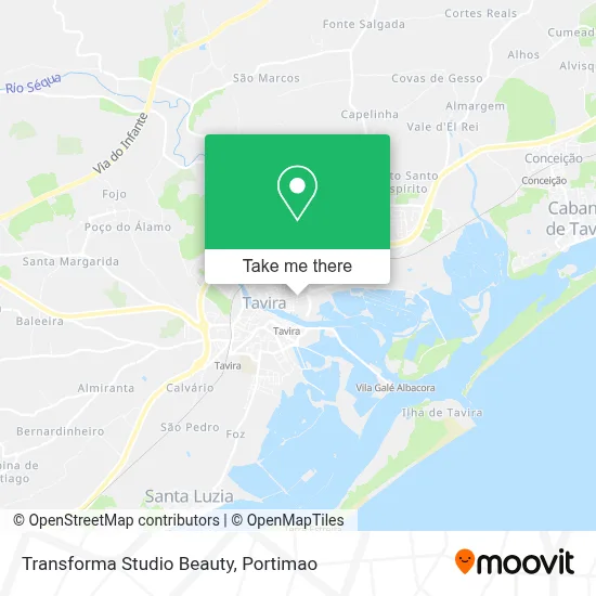Transforma Studio Beauty map