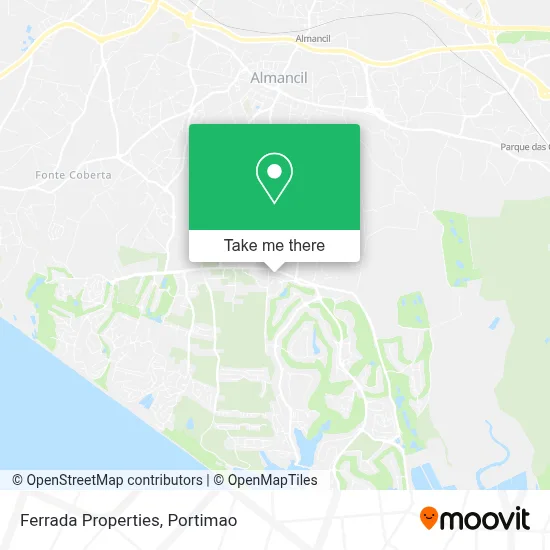 Ferrada Properties map