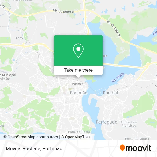 Moveis Rochate map