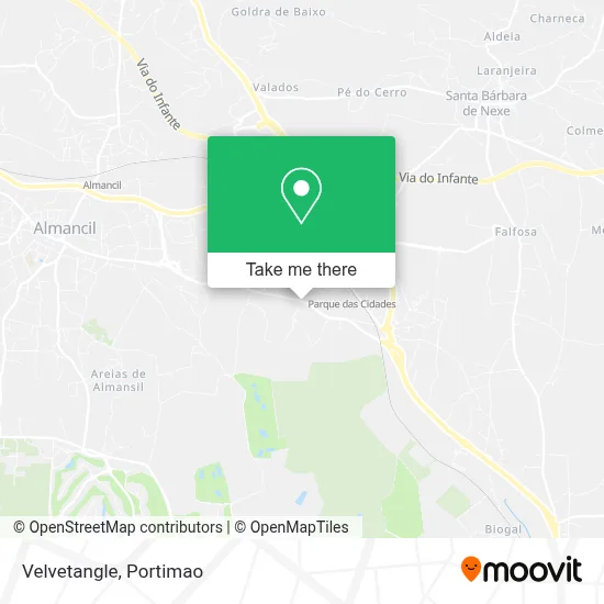 Velvetangle map