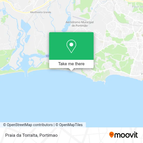 Praia da Torralta map