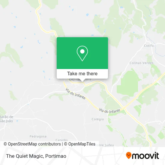 The Quiet Magic map