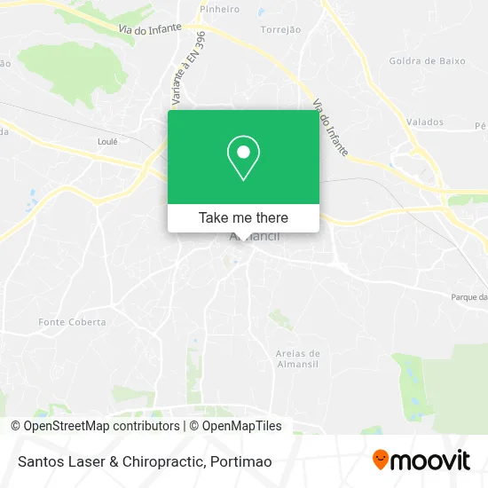 Santos Laser & Chiropractic map