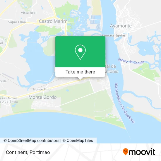 Continente map