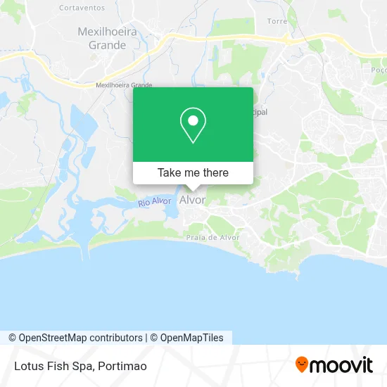 Lotus Fish Spa map