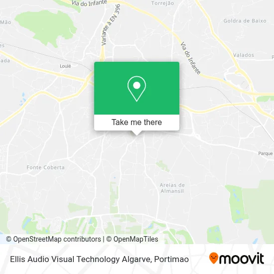 Ellis Audio Visual Technology Algarve map