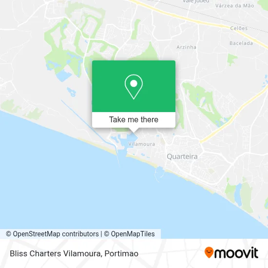 Bliss Charters Vilamoura map