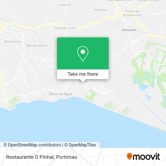 Restaurante O Pinhal map