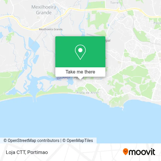 Loja CTT map