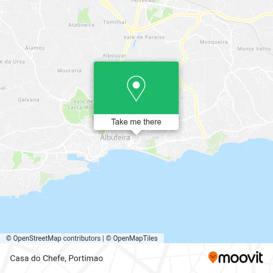 Casa do Chefe map