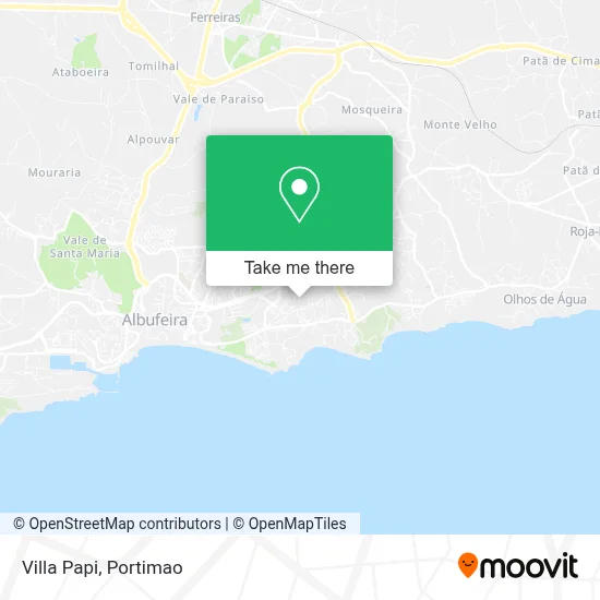 Villa Papi map