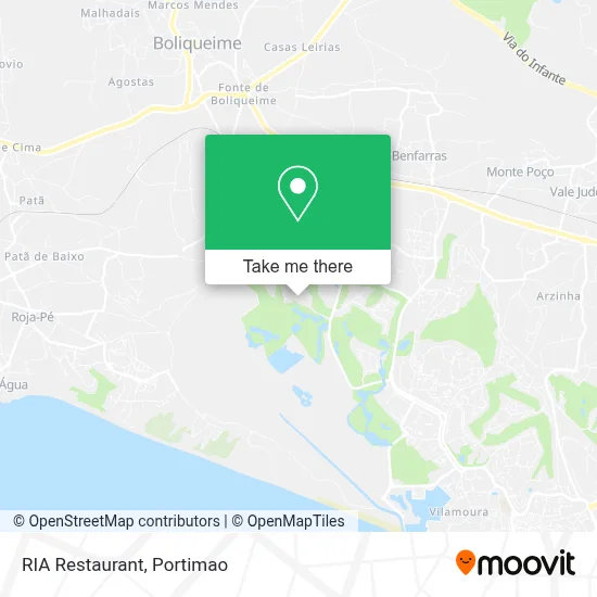 RIA Restaurant map