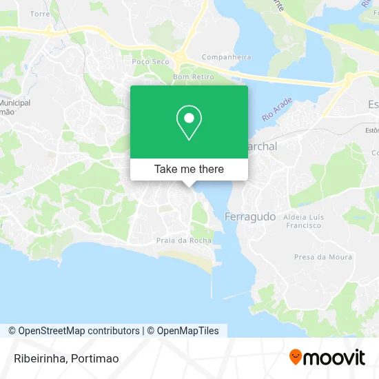 Ribeirinha map