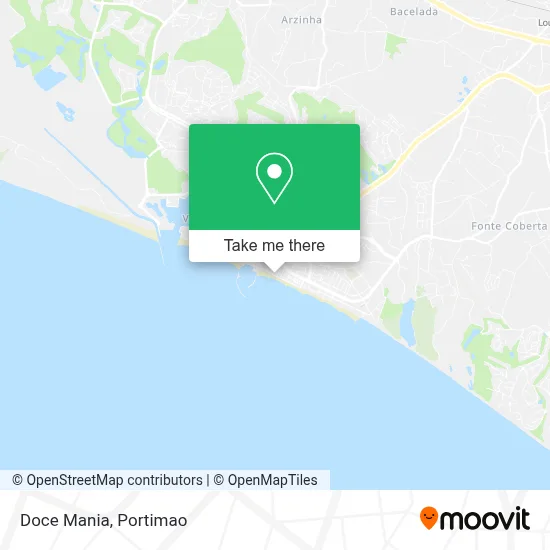 Doce Mania map