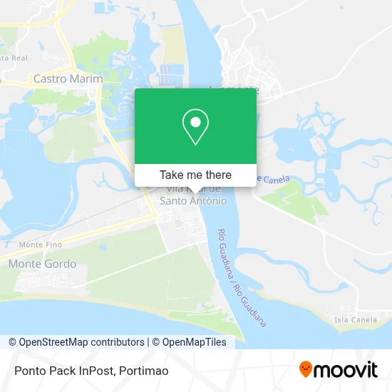 Ponto Pack InPost map