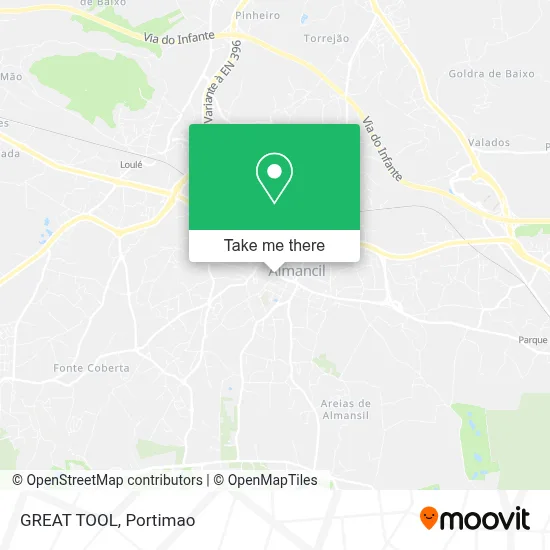 GREAT TOOL map