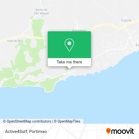 Active4Surf map