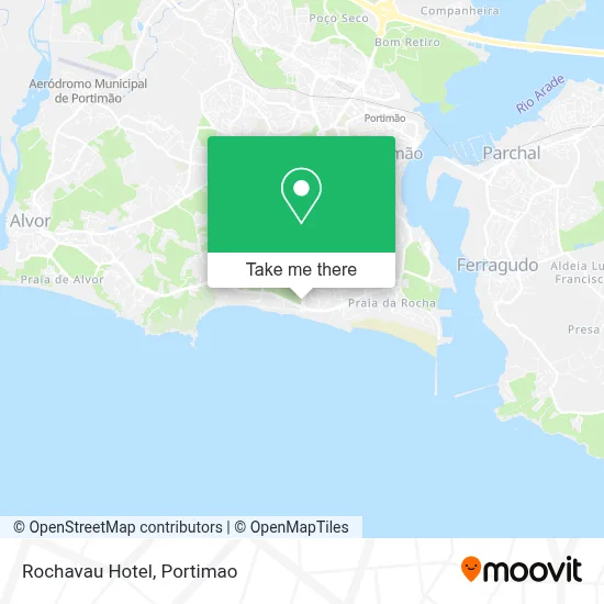 Rochavau Hotel map