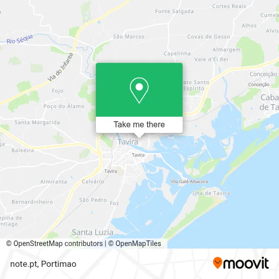 note.pt map