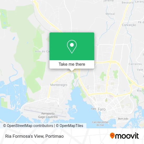 Ria Formosa's View map