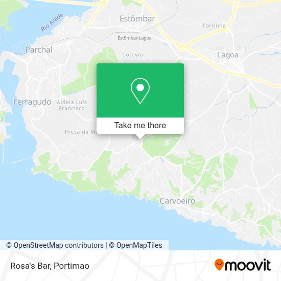 Rosa's Bar map