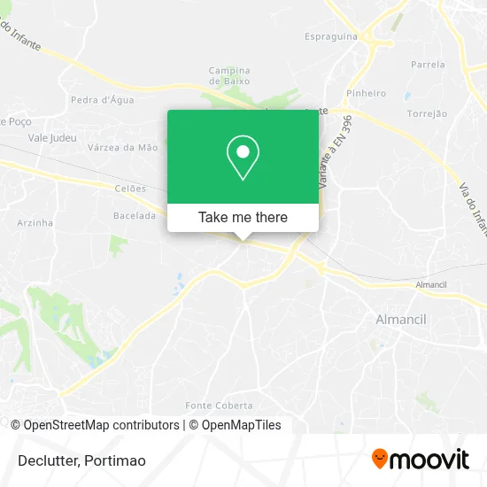 Declutter map