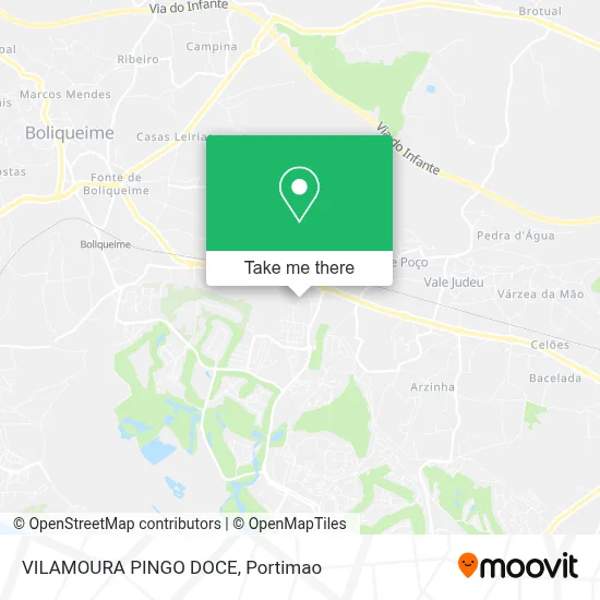 VILAMOURA PINGO DOCE map