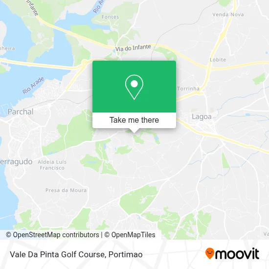 Vale Da Pinta Golf Course map