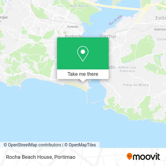 Rocha Beach House map