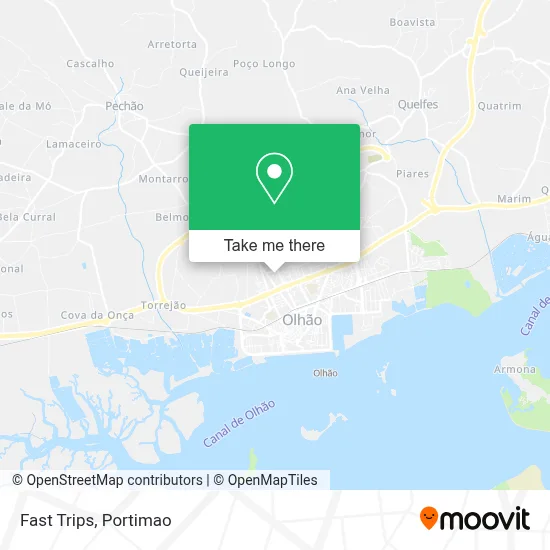 Fast Trips map