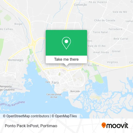 Ponto Pack InPost map