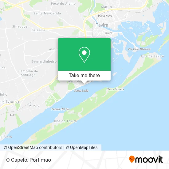 O Capelo map