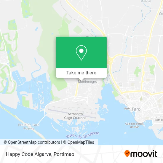 Happy Code Algarve map