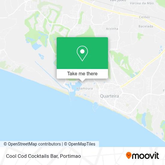 Cool Cod Cocktails Bar map