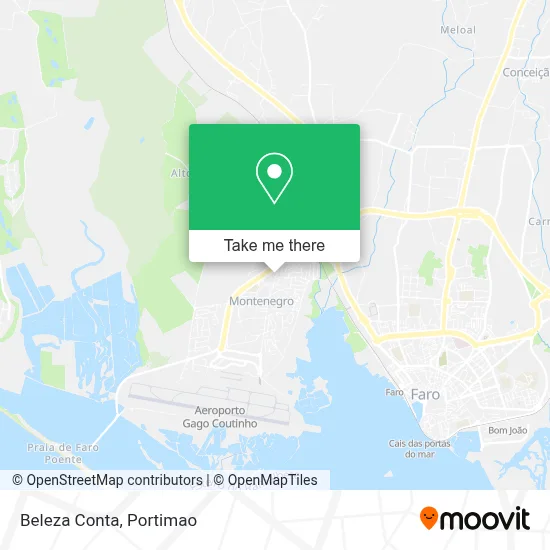 Beleza Conta map