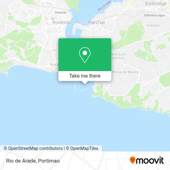 Rio de Arade map
